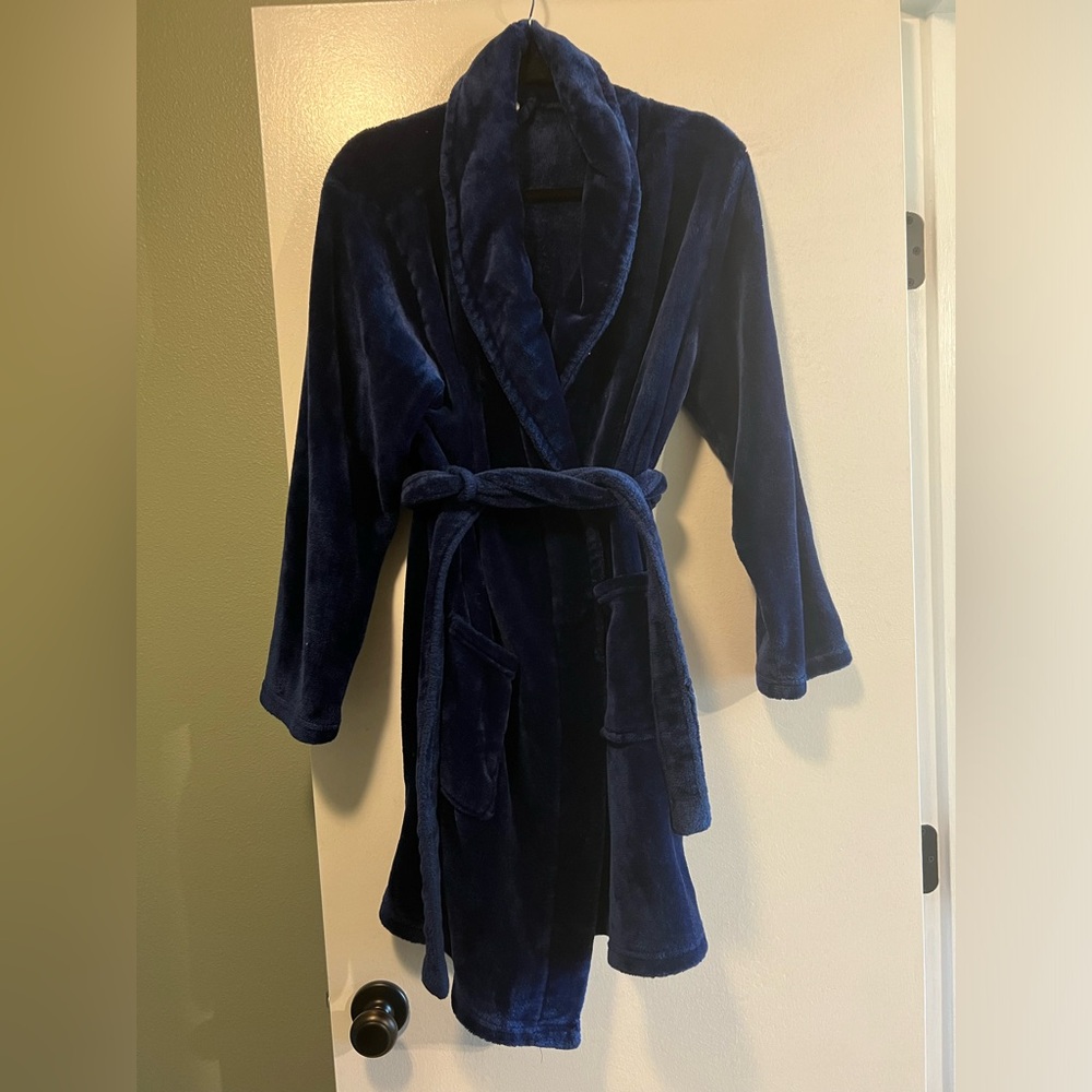 Navy blue robe